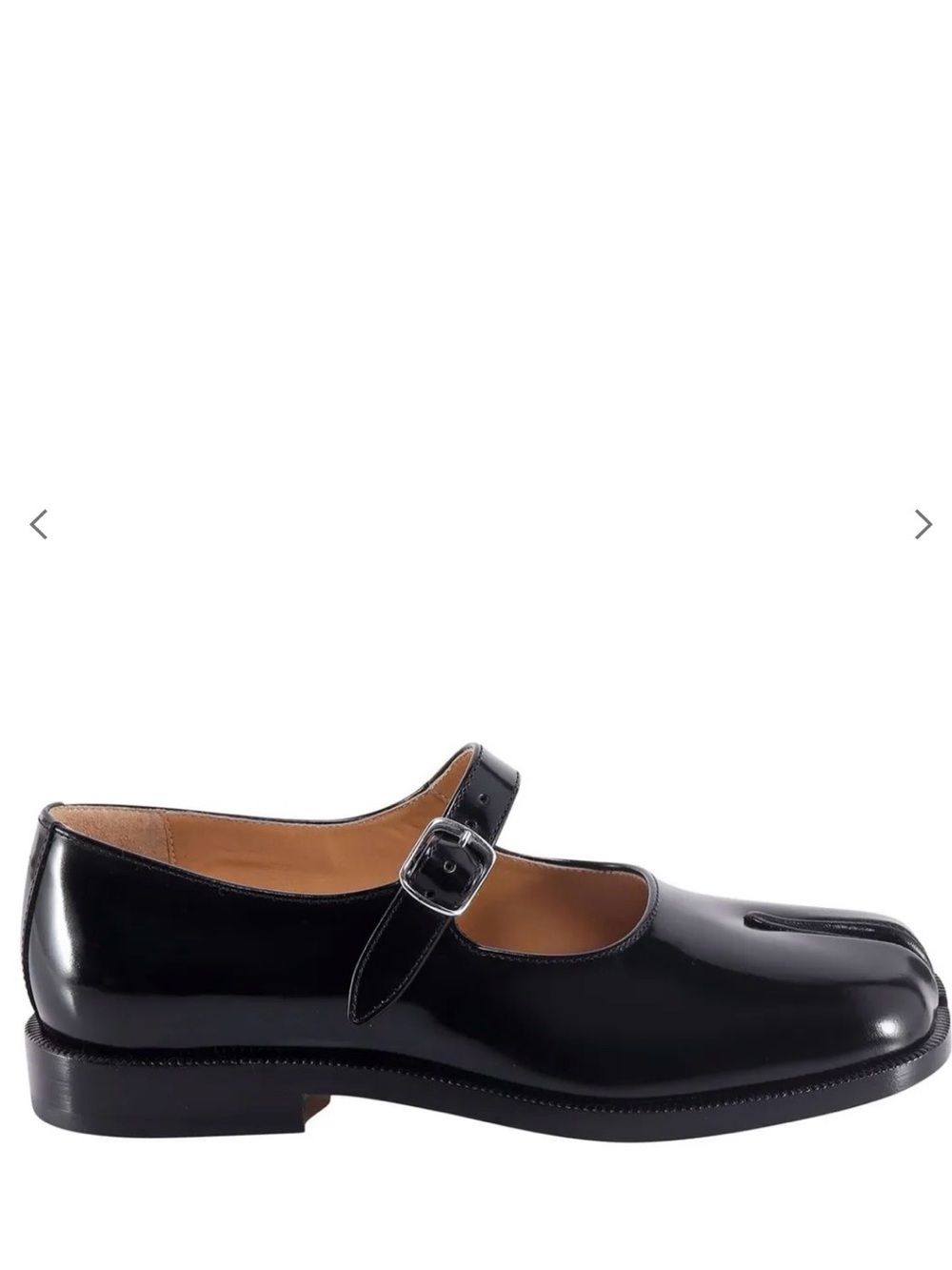 Authentic Maison Margiela Black Tabi City Mary Jane loafer